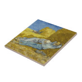 ヴィンセント・ヴァン・ゴッホ – 正午、休憩時間/シエスタ タイル (側面)