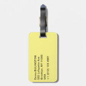 ヴィンセント・ヴァン・ゴッホ – 正午、休憩時間/シエスタ ラゲッジタグ (裏面縦)