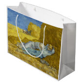 ヴィンセント・ヴァン・ゴッホ – 正午、休憩時間/シエスタ ラージペーパーバッグ (裏面アングル)