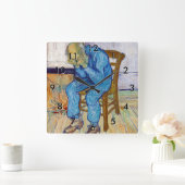 ヴィンセント・ヴァン・ゴッホ – 永遠の門 スクエア壁時計 (ホーム)