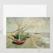 ヴィンセント・ヴァン・ゴッホ - 海岸の漁船 (正面/裏面)