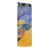 ヴィンセント・ヴァン・ゴッホ - 海岸の漁船 タンブラー (回転右)