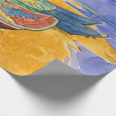 ヴィンセント・ヴァン・ゴッホ - 海岸の漁船 ラッピングペーパー (角)