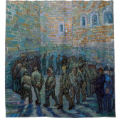 ヴィンセント・ヴァン・ゴッホ - 牢獄の庭 シャワーカーテン (正面)