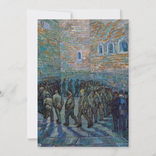 ヴィンセント・ヴァン・ゴッホ - 牢獄の庭 招待状 (正面)