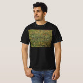 ヴィンセント・ヴァン・ゴッホ - 牧場の花 Tシャツ (正面フル)