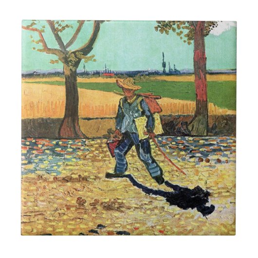 ヴィンセント・ヴァン・ゴッホ – 画家 タイル (正面)