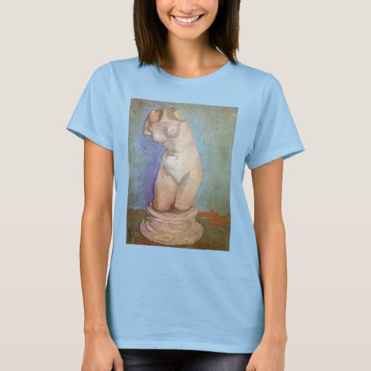 ヴィンセント・ヴァン・ゴッホ - 石膏の女性胴体像 Tシャツ (正面)