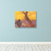 ヴィンセント・ヴァン・ゴッホ - 種まき人 キャンバスプリント (インサイチュ (ウッドフロア))