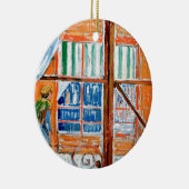 ヴィンセント・ヴァン・ゴッホ – 窓から肉屋 セラミックオーナメント (右)