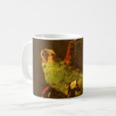 ヴィンセント・ヴァン・ゴッホ - 緑のオウムの静物 コーヒーマグカップ (正面左)