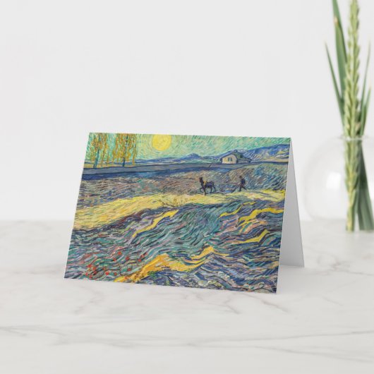 ヴィンセント·ヴァン·ゴッホ-耕作農家 カード (正面)