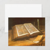 ヴィンセント・ヴァン・ゴッホ - 聖書のある静物 (正面/裏面)