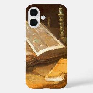 ヴィンセント・ヴァン・ゴッホ - 聖書のある静物 iPhone 16ケース