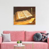 ヴィンセント・ヴァン・ゴッホ – 聖書の静物詩 キャンバスプリント (インサイチュ (リビング))