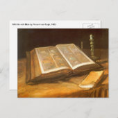 ヴィンセント・ヴァン・ゴッホ – 聖書の静物詩 ポストカード (正面/裏面)