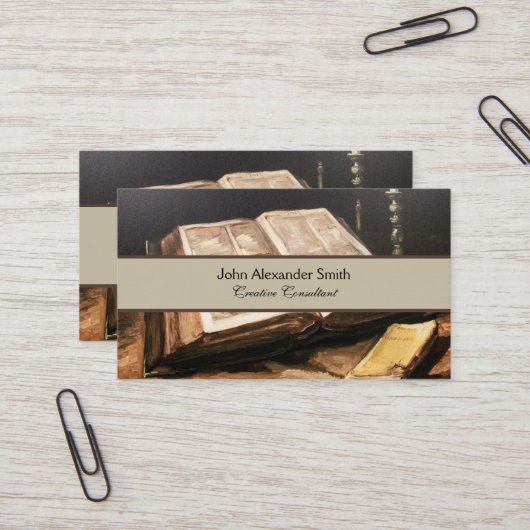 ヴィンセント・ヴァン・ゴッホ:聖書の静物詩 名刺 (正面/裏面インサイチュ)