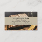 ヴィンセント・ヴァン・ゴッホ:聖書の静物詩 名刺 (裏面)