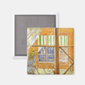 ヴィンセント・ヴァン・ゴッホ - 肉屋の店の窓 マグネット (正面/裏面)