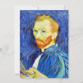 ヴィンセント・ヴァン・ゴッホ – 自画像， 1889, カード (正面)