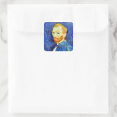 ヴィンセント・ヴァン・ゴッホ – 自画像, 1889, スクエアシール (バッグ)