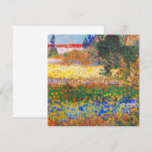 ヴィンセント・ヴァン・ゴッホ 花咲く庭園 招待状 (正面/裏面)