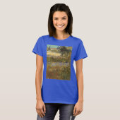 ヴィンセント・ヴァン・ゴッホ - 花咲く庭園 Tシャツ (正面フル)