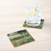 ヴィンセント・ヴァン・ゴッホ - 花咲く庭 スクエアペーパーコースター (インサイチュ)