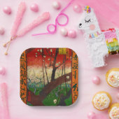 ヴィンセント・ヴァン・ゴッホ - 花咲く梅の木 ペーパープレート (パーティー)