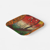 ヴィンセント・ヴァン・ゴッホ - 花咲く梅の木 ペーパープレート (傾斜あり)