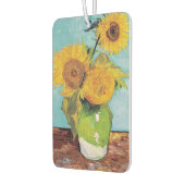 ヴィンセント・ヴァン・ゴッホ – 花瓶に3本のひまわり カーエアーフレッシュナー (左)