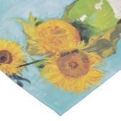 ヴィンセント・ヴァン・ゴッホ – 花瓶に3本のひまわり ショートテーブルランナー (コーナー)