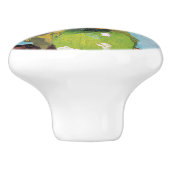 ヴィンセント・ヴァン・ゴッホ – 花瓶に3本のひまわり セラミックノブ (側面)