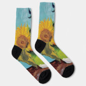 ヴィンセント・ヴァン・ゴッホ – 花瓶に3本のひまわり ソックス (右)