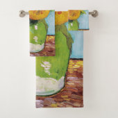 ヴィンセント・ヴァン・ゴッホ – 花瓶に3本のひまわり バスタオルセット (インサイチュ)
