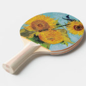 ヴィンセント・ヴァン・ゴッホ – 花瓶に3本のひまわり 卓球ラケット (正面アングル)