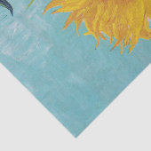 ヴィンセント・ヴァン・ゴッホ – 花瓶に3本のひまわり 薄葉紙 (詳細)