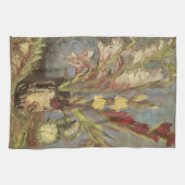 ヴィンセント・ヴァン・ゴッホ - 花瓶のグラジオラス キッチンタオル (横)