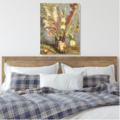 ヴィンセント・ヴァン・ゴッホ - 花瓶のグラジオラス キャンバスプリント (インサイチュ (寝室))