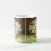 ヴィンセント・ヴァン・ゴッホ - 花瓶のジニアと花 コーヒーマグカップ (中央)