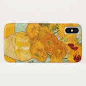 ヴィンセント·ヴァン·ゴッホ,花瓶芸術の12個のひまわり Case-Mate iPhoneケース (裏面(横))