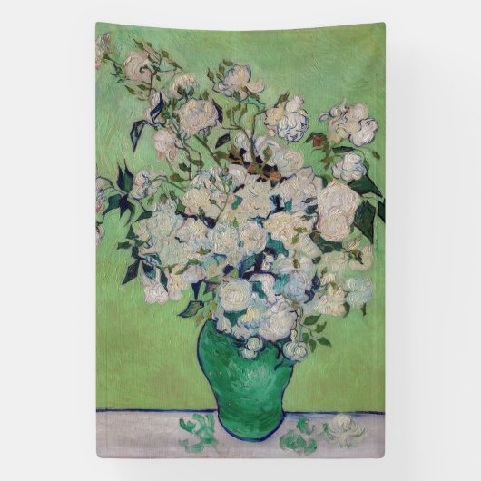 ヴィンセント・ヴァン・ゴッホ - 薔薇 横断幕 (縦)