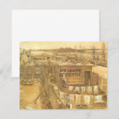 ヴィンセント・ヴァン・ゴッホ - 製材所と洗濯場 (正面/裏面)