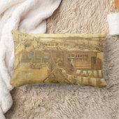 ヴィンセント・ヴァン・ゴッホ - 製材所と洗濯場 ランバークッション (ブランケット)