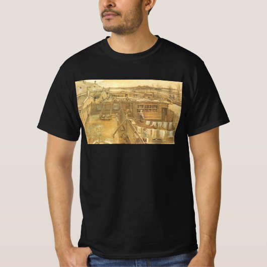 ヴィンセント・ヴァン・ゴッホ - 製材所と洗濯場 Tシャツ (正面)