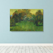 ヴィンセント・ヴァン・ゴッホ – 詩人の庭 キャンバスプリント (インサイチュ (ウッドフロア))