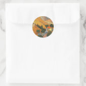 ヴィンセント・ヴァン・ゴッホ - 谷間の農夫 ラウンドシール (バッグ)