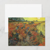 ヴィンセント・ヴァン・ゴッホ - 赤い葡萄畑 (正面/裏面)