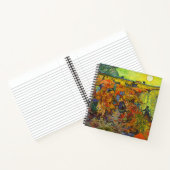 ヴィンセント・ヴァン・ゴッホ - 赤い葡萄畑 ノートブック (内部)