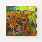 ヴィンセント・ヴァン・ゴッホ - 赤い葡萄畑 ノートブック (裏面)